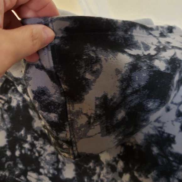 Champion Women's Navy Grey Tie-Dye Hooded Sweatshirt - Size: Large - Picture 6 of 12